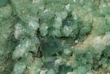 Green Fluorescent Cubic Fluorite Crystals - Madagascar #361322-1